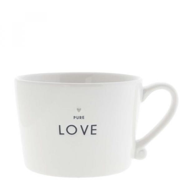 Bastion Collection Tasse White Pure Love, Liebe, Kaffee, lecker Bastion Collection Tasse White Pure Love, Liebe, Kaffee, lecker