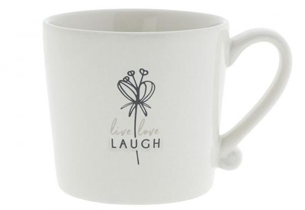 Bastion Collection Becher White/Live love laugh, schick, schoen, modern Bastion Collection Becher White/Live love laugh, schick, schoen, modern