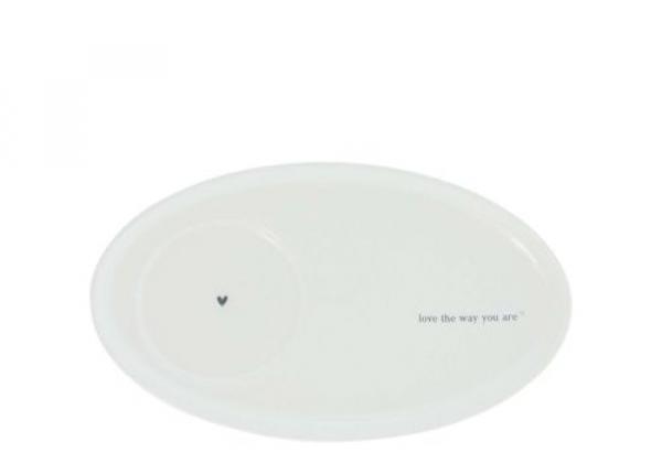Bastion Collection Espresso Plate Love the way you are, schick