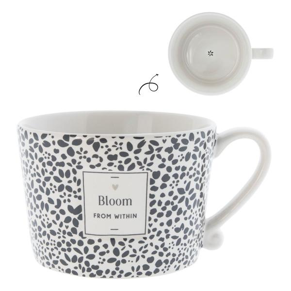 Bastion Collections Tasse Bloom from within Black, wunderschoen Bastion Collections Tasse Bloom from within Black, wunderschoen