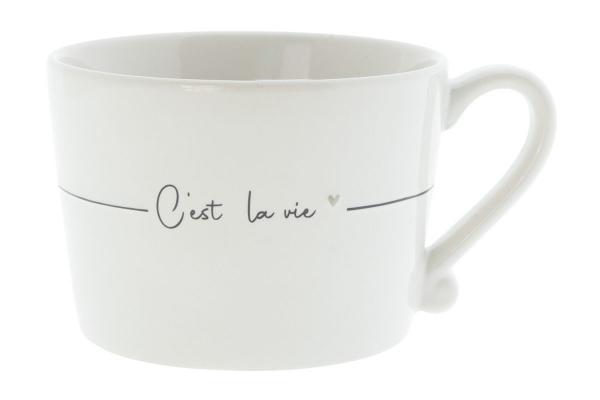Bastion Collections Tasse Cést la vie , Leben, schick Bastion Collections Tasse Cést la vie , Leben, schick