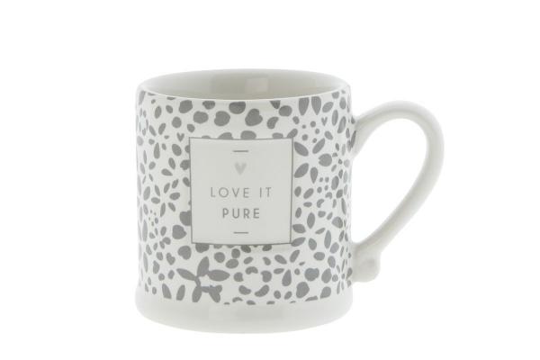 Bastion Collections Espressotasse White/Love it pure Grey, wunderschoen