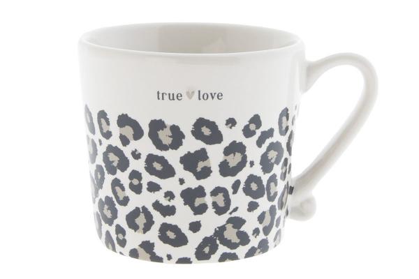 Bastion Collections Tasse White/Leopard True Love, schick, schoen, modern Bastion Collections Tasse White/Leopard True Love, schick, schoen, modern