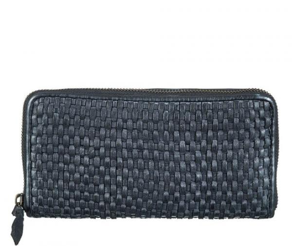 Bull & Hunt Zip Wallet Braided black, schick, schoen Bull & Hunt Zip Wallet Braided black, schick, schoen