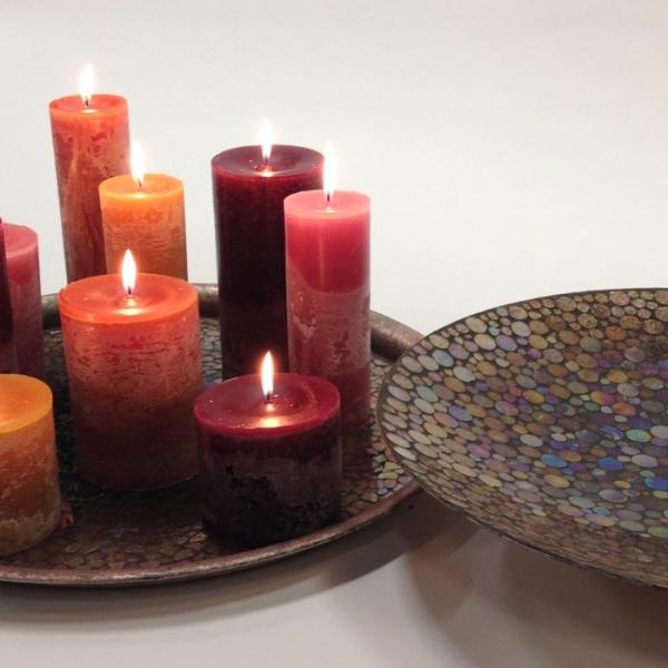 Dekocandle Kerze Super Candle Christmas Red 15x14 cm Dekocandle Kerze Super Candle Christmas Red 15x14 cm