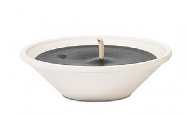 Dekocandle White Terracotta Pot,
