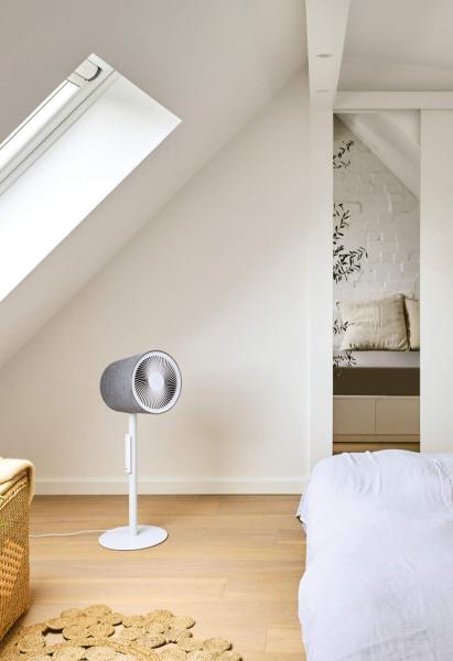 Ventilator Simon weiss, schick, modern