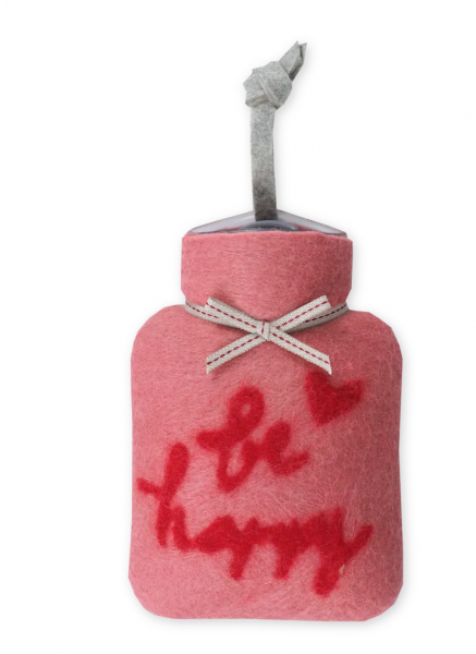 Dorothee Lehnen Miniwärmflasche be happy canyon rose chili