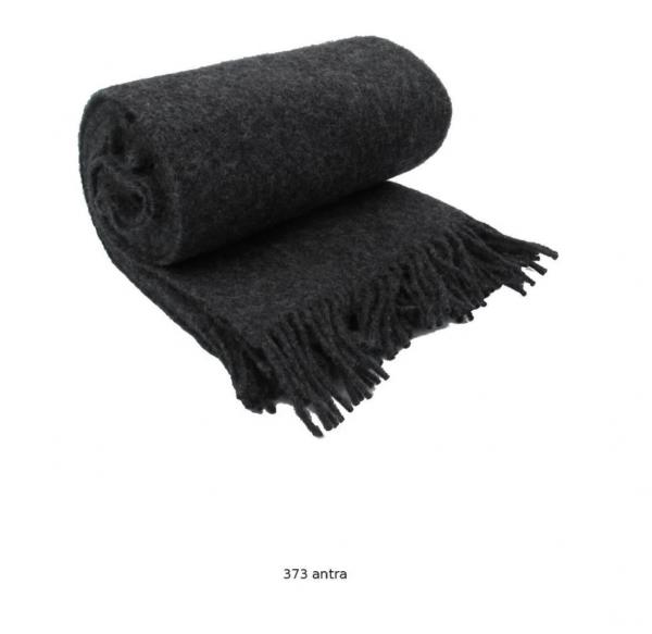 D&T Wolldecke Basic Anthrazit