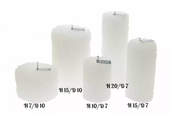 DutZ Vase Candle Ice White H 10 cm / D 7 cm, schick, toll