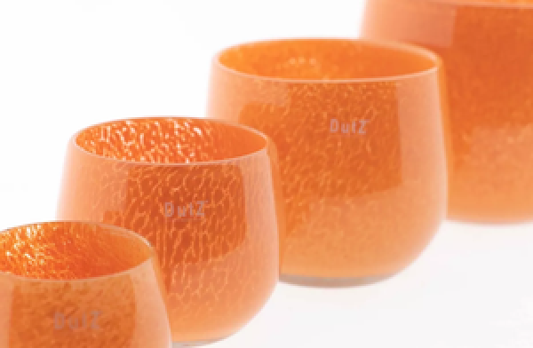 DutZ Vase Pot Orange, modern, Close up