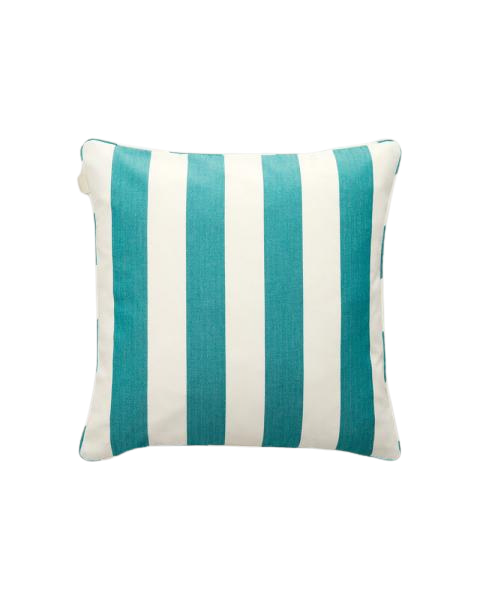 Gant Home Stripe Archive Shield Kissen Ocean Türkis