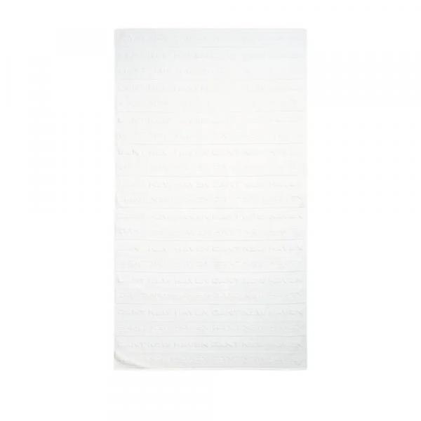 Gant New Haven Jacquard Strandtuch White