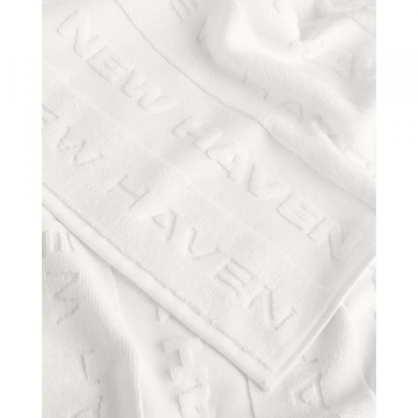 Gant New Haven Jacquard Strandtuch White