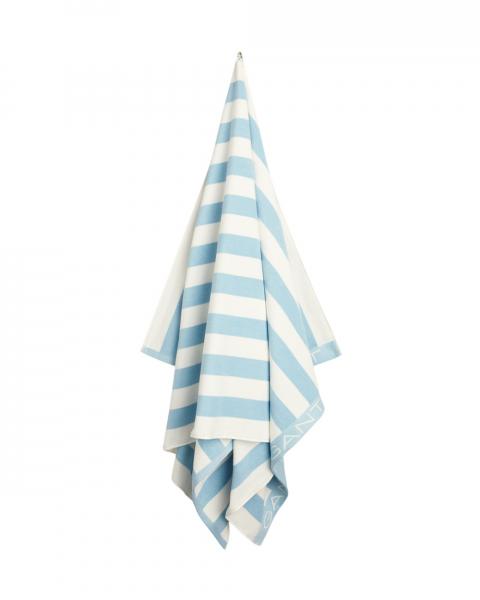 Gant Strandhandtuch Block Stripe Fresh Blue