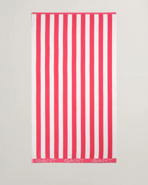 Gant Strandhandtuch Block Stripe Watermelon Red