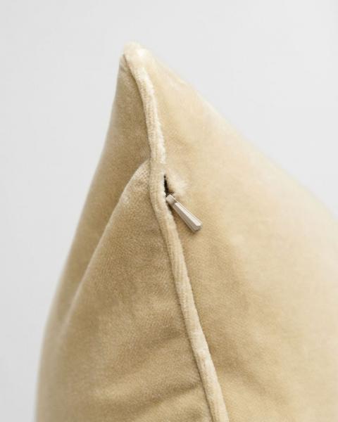 Gant Kissenhülle Velvet Cushion Dry Sand