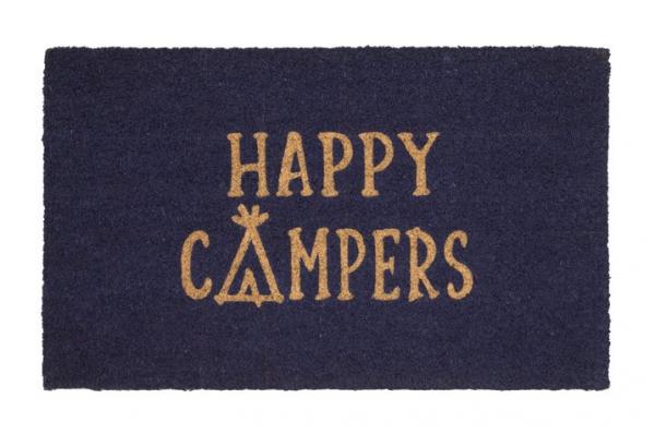 Gift Company Fußmatte Happy Campers, blau, schick, modern, cool