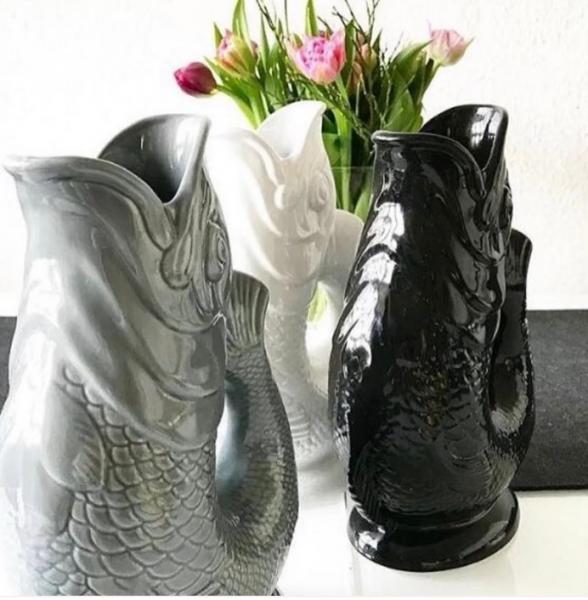 Gluggle Jug Wasserkrug schwarz L Gluggle Jug Wasserkrug schwarz L