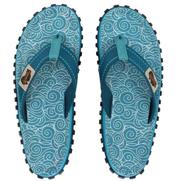 Gumbies Australische Sandalen Turquoise Swirl , schoen, bunt