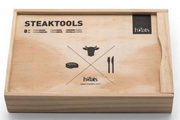 höfats Steakbesteck, Geschenkbox, Holzbox