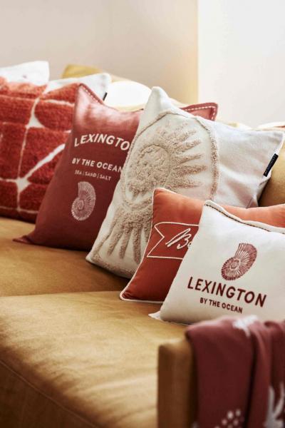 Lexington Sign Organic Cotton Twill Terra White