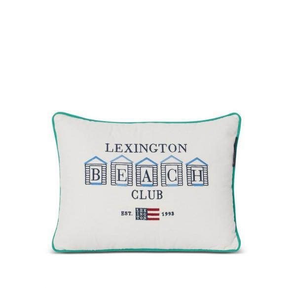 Lexington Kissenbezug Beach Club Small Embroidered Organic Cotton, Beach, modern, cool