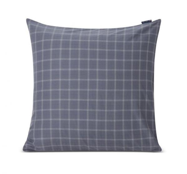 Lexington Kissenbezug Dove/Gray/White Checked Lyocell/Cotton Pin Point