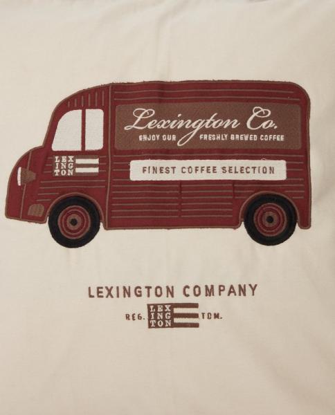 Lexington Kissenbezug Coffee Truck Organic Cotton Twill