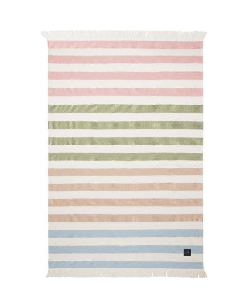 Lexington Herringsbone Multi Striped Recycled Cotton Throw