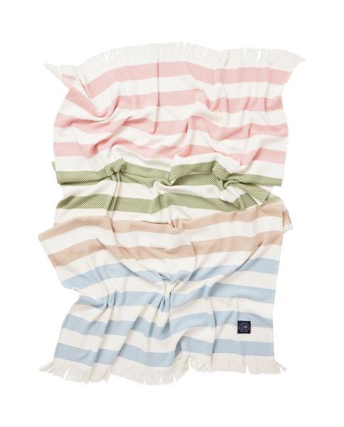 Lexington Herringsbone Multi Striped Recycled Cotton Throw