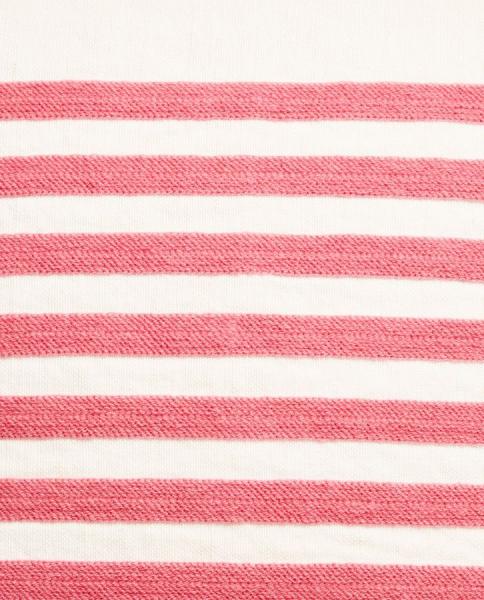 Lexington Embroidery Striped Linen/Cotton Kissenhülle