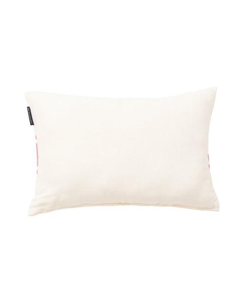 Lexington Embroidery Striped Linen/Cotton Kissenhülle 60x40