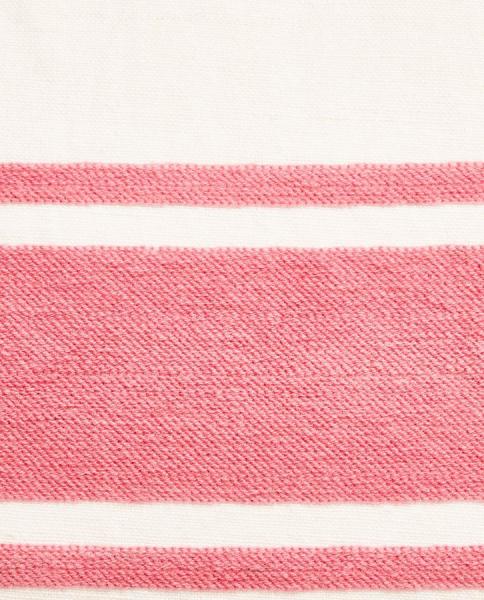 Lexington Embroidery Striped Linen/Cotton Kissenhülle 60x40