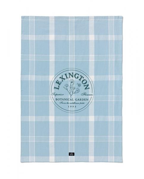 Lexington Küchentuch Botanical Checked Organic Cotton White, Blue Lexington Küchentuch Botanical Checked Organic Cotton White, Blue