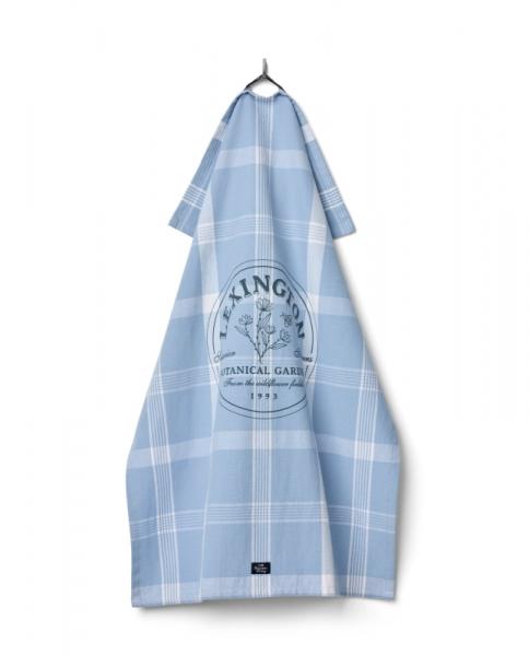 Lexington Küchentuch Botanical Checked Organic Cotton White, Blue Lexington Küchentuch Botanical Checked Organic Cotton White, Blue