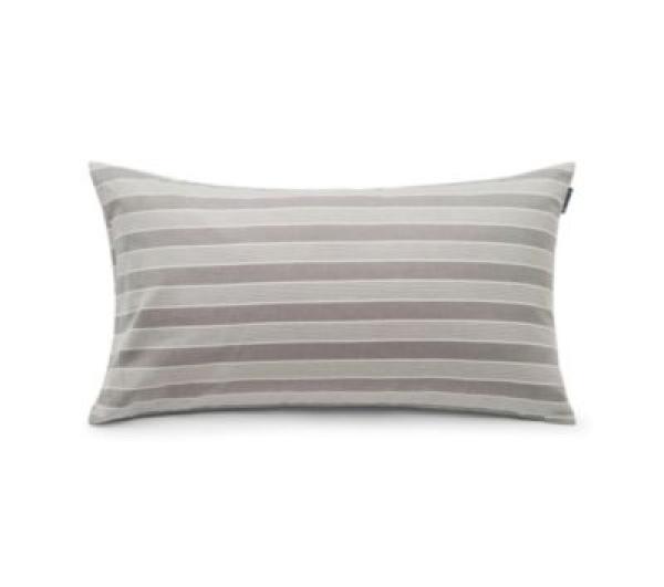 Lexington Kopfkissenbezug Gray/White Striped Lyocell/Cotton, modern
