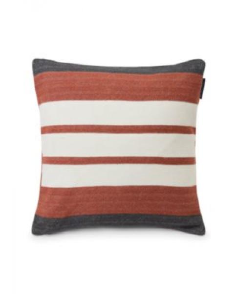 Lexington Kissenbezug Irregular Striped Recycled Cotton Pillow, schick, Streifen, modern