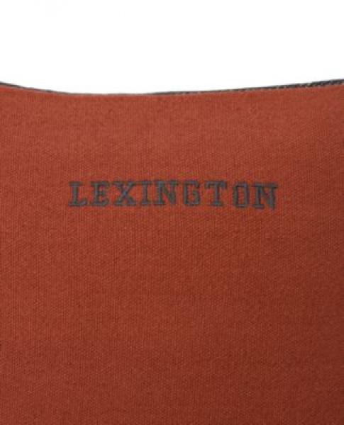 Lexington Kissenbezug Irregular Striped Recycled Cotton Pillow, Lexington Logo