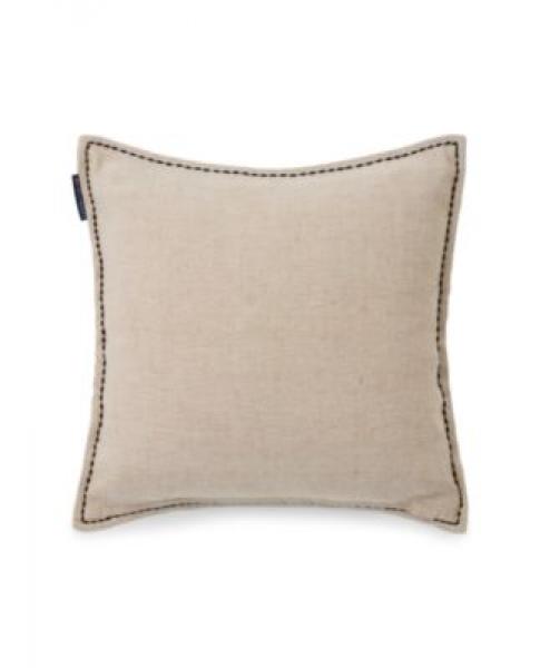 Lexington Kissenbezug Like Home Printed Cotton/Jute Beige/Gray, Rueckseite