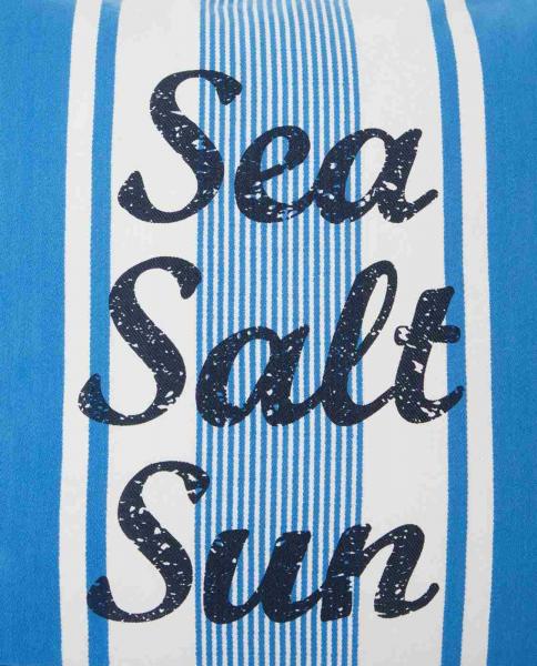 Lexington Kissenbezug Striped Sea Salt Sun Organic Cotton, Close up Lexington Kissenbezug Striped Sea Salt Sun Organic Cotton, Close up