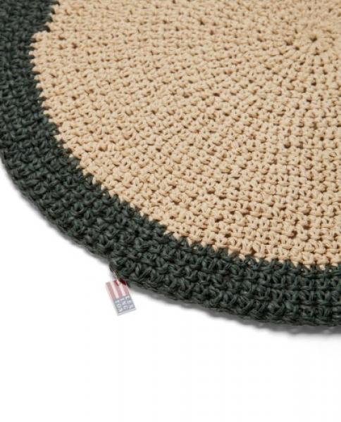 Lexington Platzset Round Recycled Paper Straw, Logo
