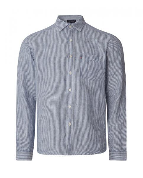 Lexington Ryan Line Shirt White Blue, Hemd, schick, modern