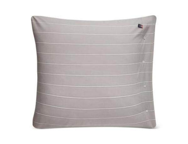Lexington Kopfkissenbezug Gray Striped White, quadtratisch