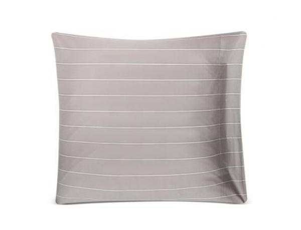 Lexington Kopfkissenbezug Gray Striped White, Rueckseite, fein