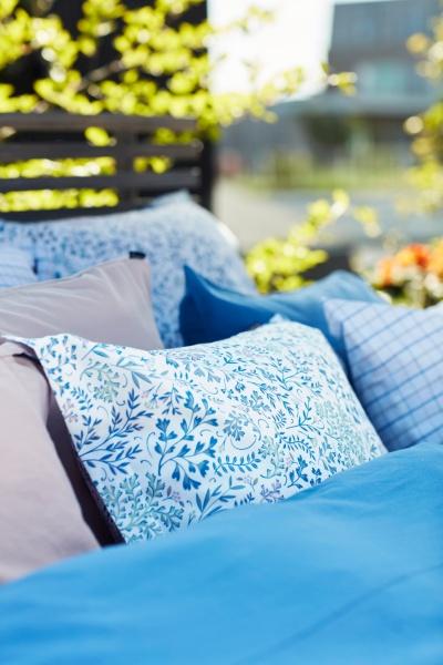 Lexington Kopfkissenbezug Flower Printed Cotton Sateen, Mood 