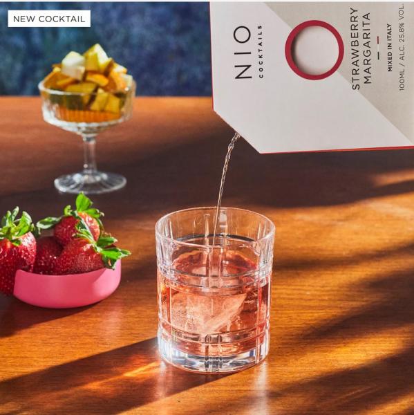 NIO Cocktails Strawberry Magrarita NIO Cocktails Strawberry Magrarita