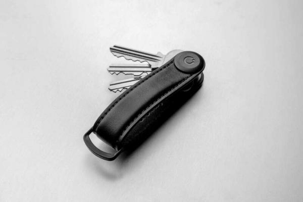 Orbitkey 2.0 Schlüsselorganisator Leather Charcoal 