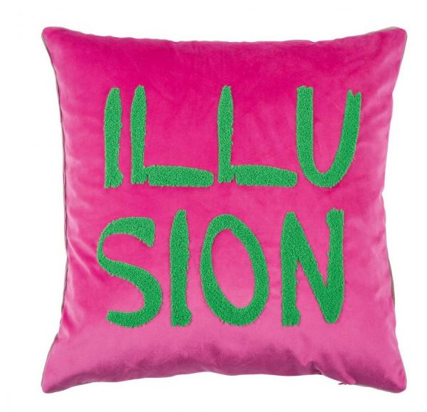 pad home Design Kissenhülle Letters hot pink