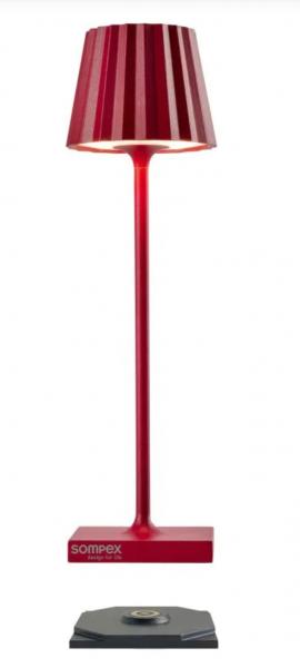 sompex LED Gartentischleuchte Troll Nano Rot